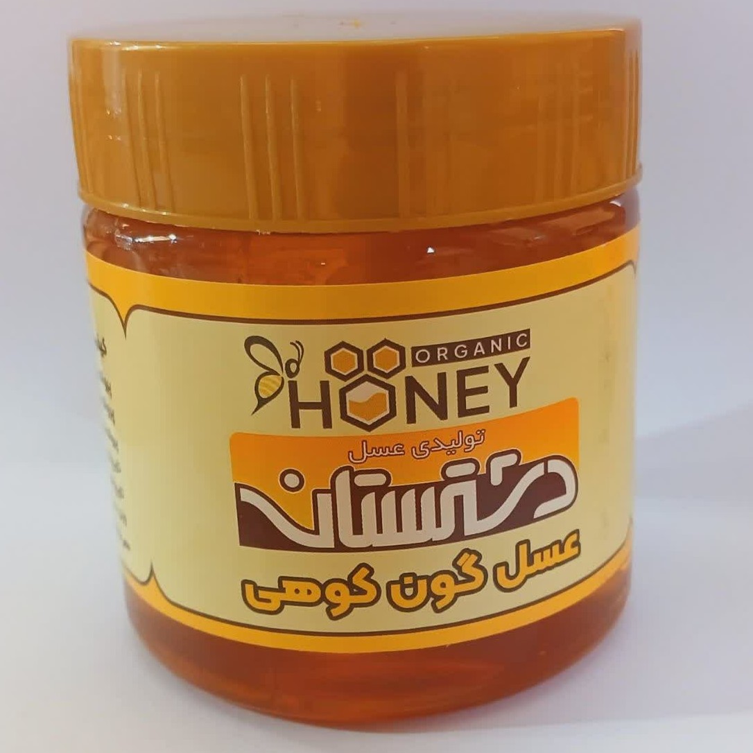 عسل گون کوهی 350 گرمی گیاهینو با برگه آزمایش